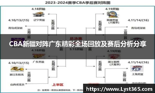 CBA新疆对阵广东精彩全场回放及赛后分析分享